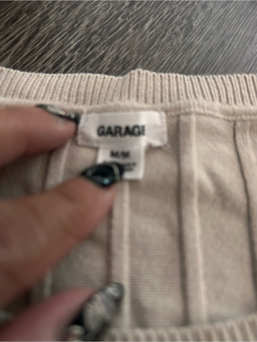 Garage Men’s Tan Knit Sweatpants